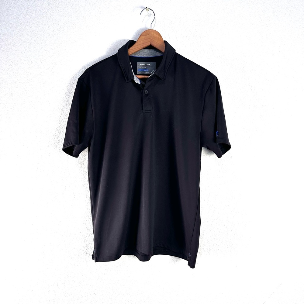 Twillory Athleisure Performance Polo Shirt Stretch Moisture-Wicking Golf Sz L